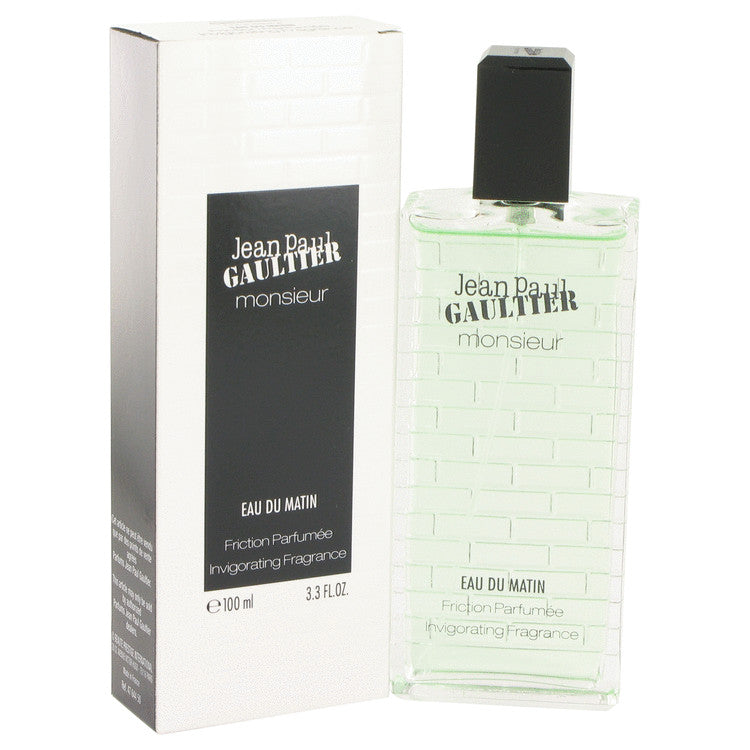Jean Paul Gaultier Monsieur Eau Du Matin by Jean Paul Gaultier Friction Parfumee Invigorating Fragrance 3.3 oz for Men Default Title Beauty & Fragrance - Tophatter Daily Deals