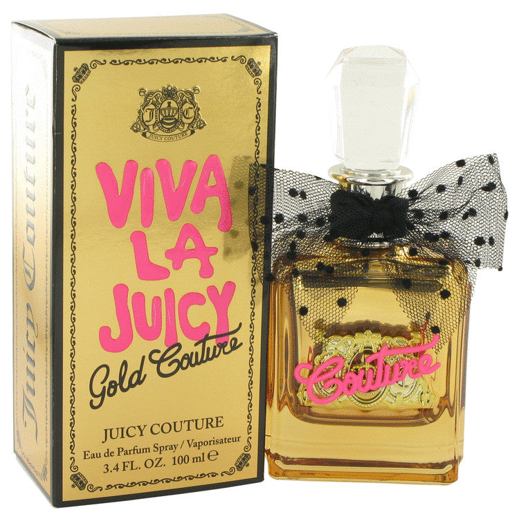 Viva La Juicy Gold Couture by Juicy Couture Eau De Parfum Spray 3.4 oz for Women Default Title Beauty & Fragrance - Tophatter Daily Deals