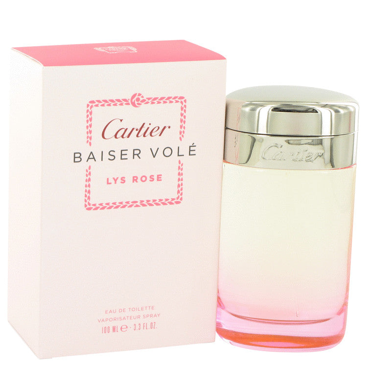 Baiser Vole Lys Rose by Cartier Eau De Toilette Spray 3.3 oz for Women Default Title Beauty & Fragrance - Tophatter Daily Deals