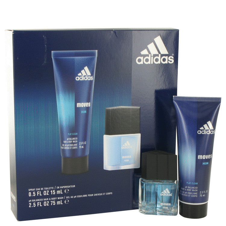 Adidas Moves by Adidas Gift Set -- for Men Default Title Beauty & Fragrance - Tophatter Daily Deals