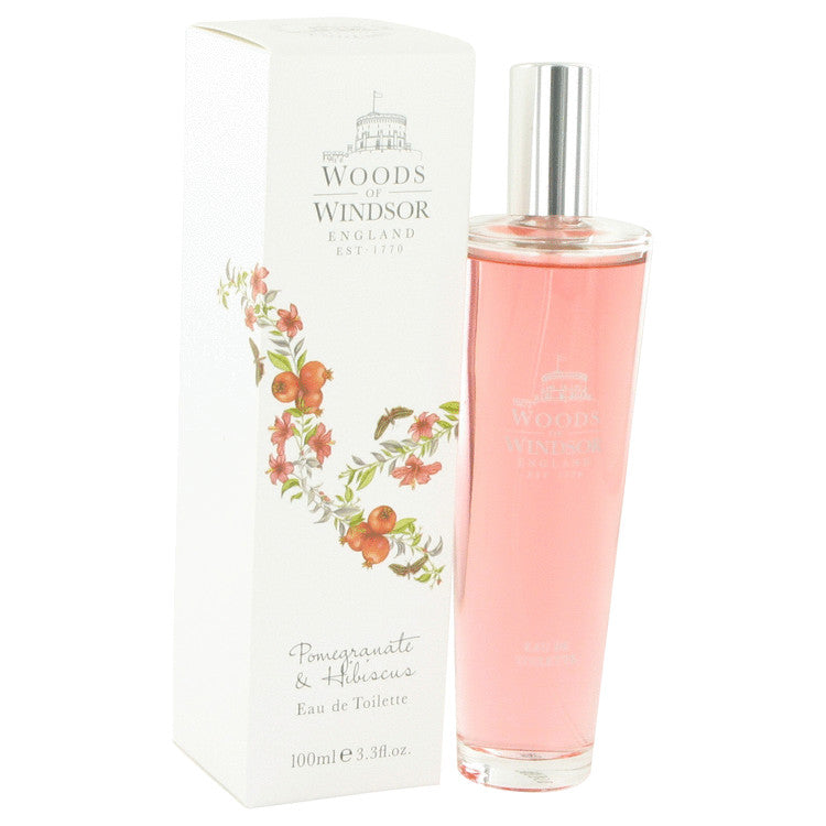 Pomegranate & Hibiscus by Woods of Windsor Eau De Toilette Spray 3.4 oz for Women Default Title Beauty & Fragrance - Tophatter Daily Deals