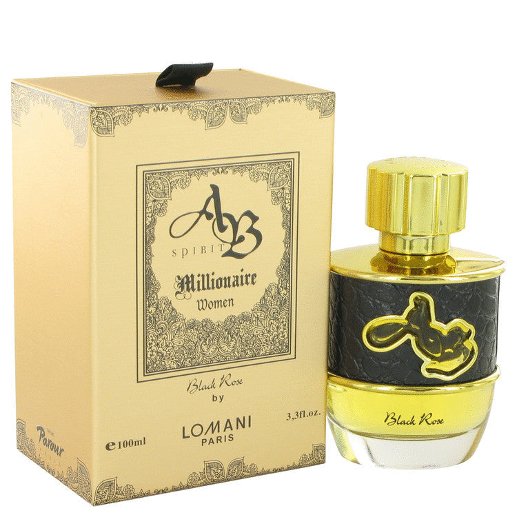 AB Spirit Millionaire Black Rose by Lomani Eau De Parfum Spray 3.3 oz for Women Default Title Beauty & Fragrance - Tophatter Daily Deals
