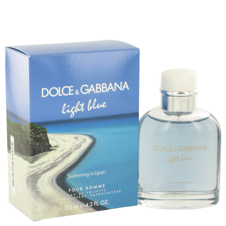Light Blue Swimming in Lipari by Dolce & Gabbana Eau De Toilette Spray 4.2 oz for Men Default Title Beauty & Fragrance - Tophatter Daily Deals