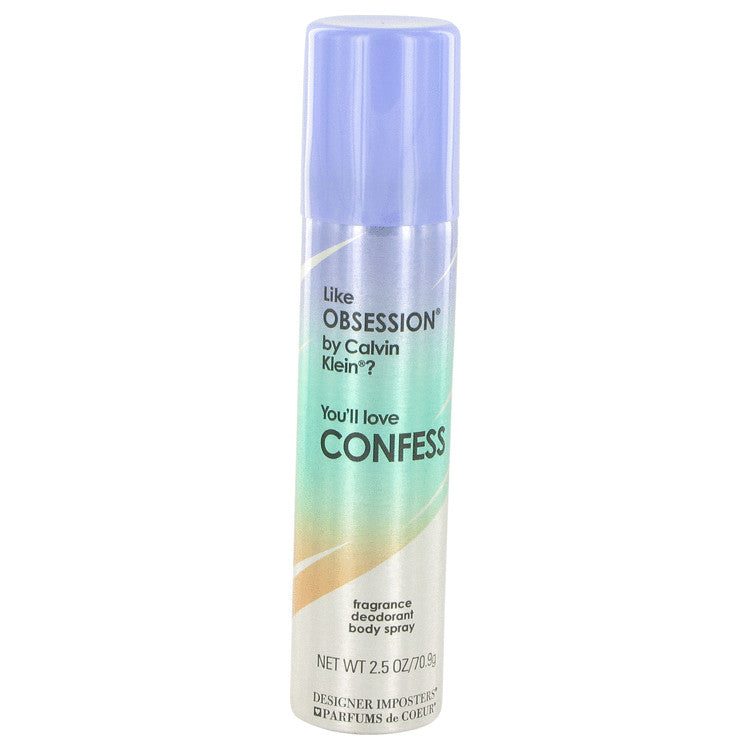 Designer Imposters Confess by Parfums De Coeur Deodorant Body Spray 2.5 oz for Women Default Title Beauty & Fragrance - Tophatter Daily Deals