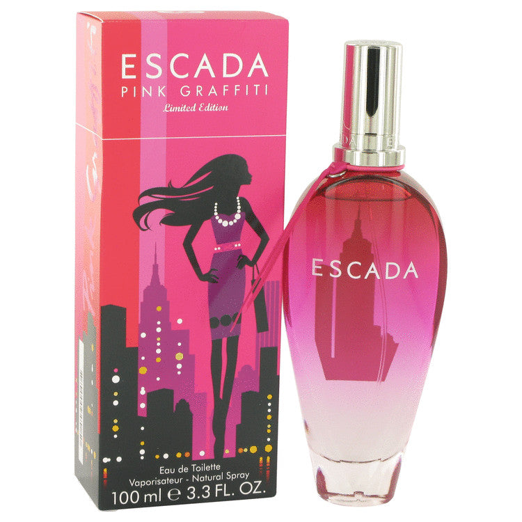 Escada Pink Graffiti by Escada Eau De Toilette Spray 3.3 oz for Women Default Title Beauty & Fragrance - Tophatter Daily Deals