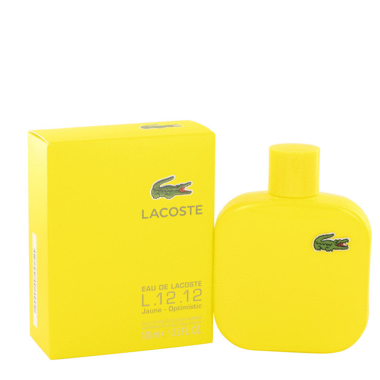 Lacoste Eau De Lacoste L.12.12 Jaune by Lacoste Eau De Toilette Spray 3.4 oz for Men Default Title Beauty & Fragrance - Tophatter Daily Deals