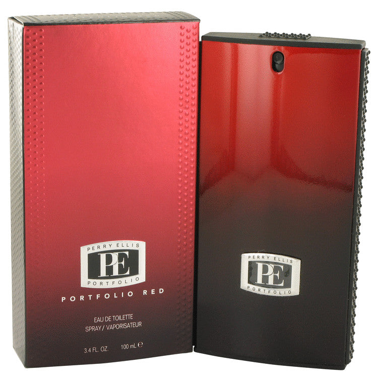Portfolio Red by Perry Ellis Eau De Toilette Spray 3.4 oz for Men Default Title Beauty & Fragrance - Tophatter Daily Deals