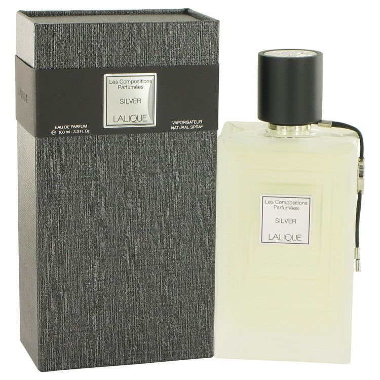 Les Compositions Parfumees Silver by Lalique Eau De Parfum Spray 3.3 oz for Women Default Title Beauty & Fragrance - Tophatter Daily Deals