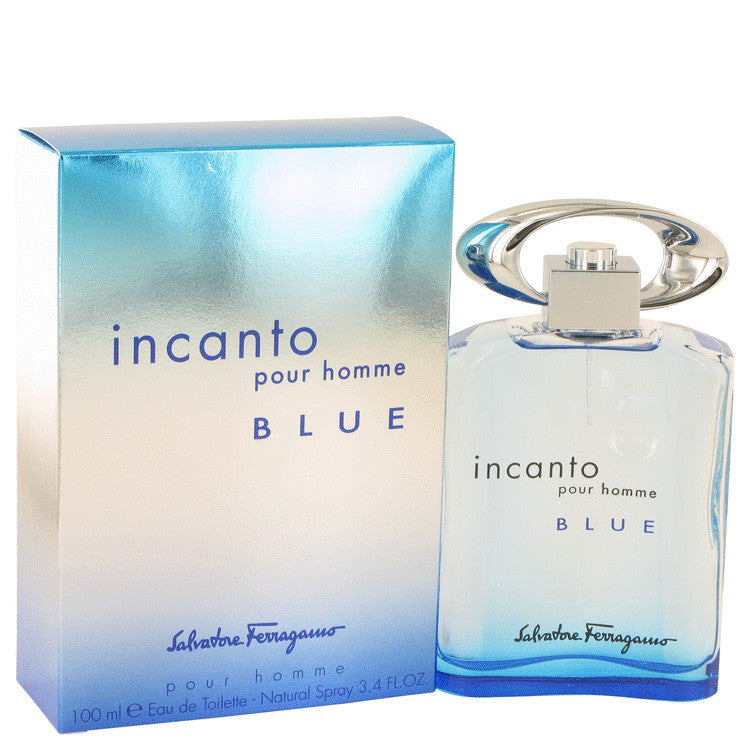 Incanto Blue by Salvatore Ferragamo Eau De Toilette Spray 3.4 oz for Men Default Title Beauty & Fragrance - Tophatter Daily Deals
