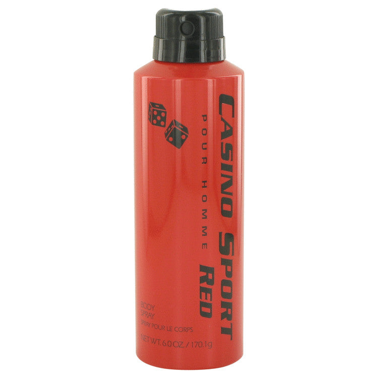 Casino Sport Red by Casino Perfumes Body Spray (No Cap) 6 oz for Men Default Title Beauty & Fragrance - Tophatter Daily Deals