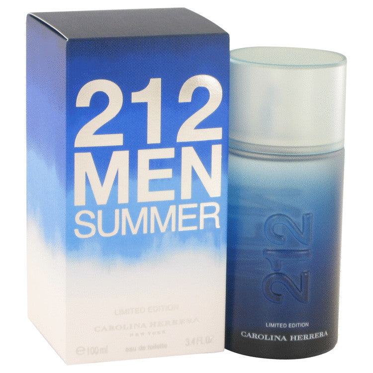 212 Summer by Carolina Herrera Eau De Toilette Spray (Limited Edition) 3.4 oz for Men Default Title Beauty & Fragrance - Tophatter Daily Deals