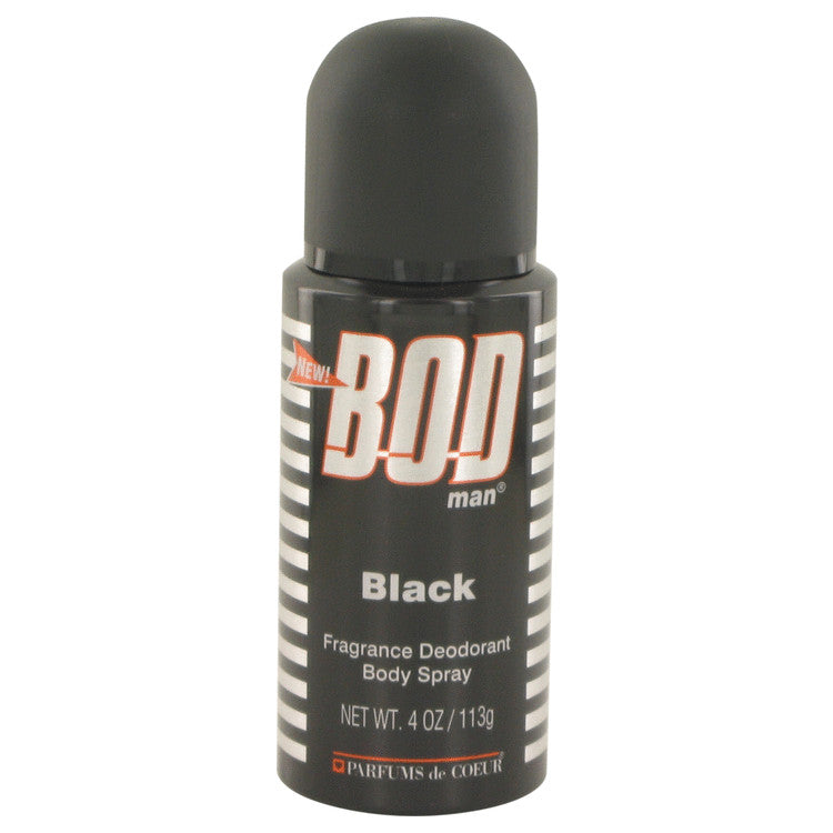 Bod Man Black by Parfums De Coeur Body Spray 4 oz for Men Default Title Beauty & Fragrance - Tophatter Daily Deals