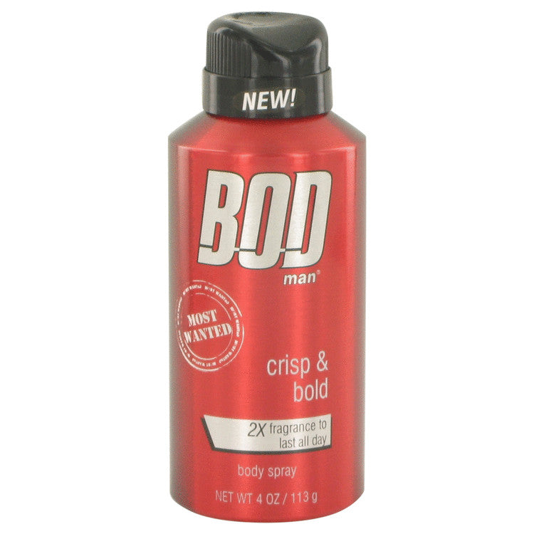 Bod Man Most Wanted by Parfums De Coeur Fragrance Body Spray 4 oz for Men Default Title Beauty & Fragrance - Tophatter Daily Deals