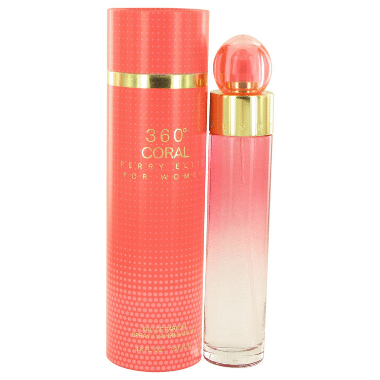 Perry Ellis 360 Coral by Perry Ellis Eau De Parfum Spray 3.4 oz for Women Default Title Beauty & Fragrance - Tophatter Daily Deals