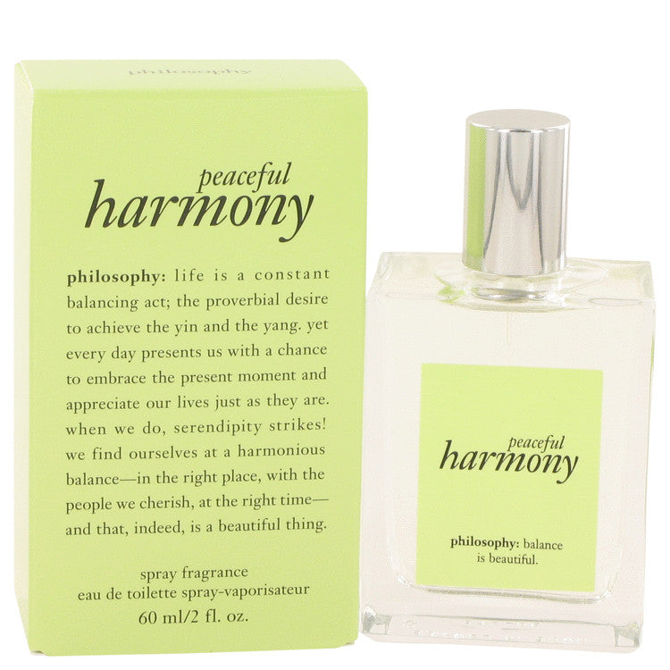 Peaceful Harmony by Philosophy Eau De Toilette Spray 2 oz for Women Default Title Beauty & Fragrance - Tophatter Daily Deals