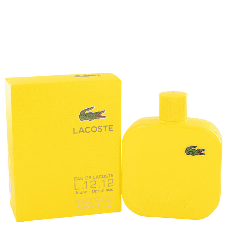Lacoste Eau De Lacoste L.12.12 Jaune by Lacoste Eau De Toilette Spray 5.9 oz for Men Default Title Beauty & Fragrance - Tophatter Daily Deals