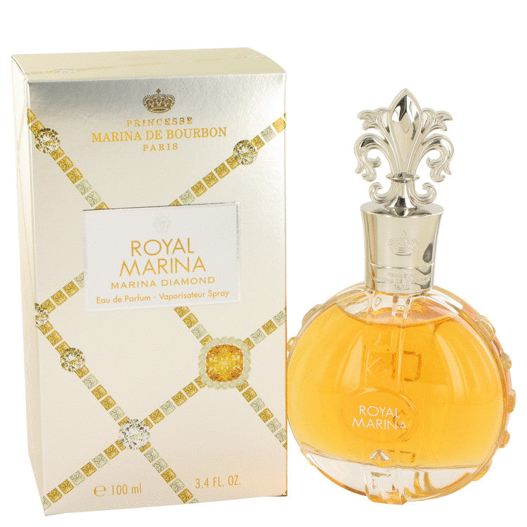 Royal Marina Diamond by Marina De Bourbon Eau De Parfum Spray 3.4 oz for Women Default Title Beauty & Fragrance - Tophatter Daily Deals