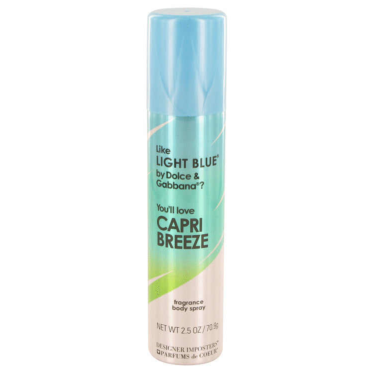 Designer Imposters Capri Breeze by Parfums De Coeur Body Spray 2.5 oz for Women Default Title Beauty & Fragrance - Tophatter Daily Deals