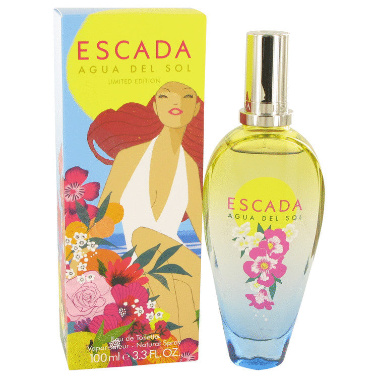 Escada Agua Del Sol by Escada Eau De Toilette Spray 3.3 oz for Women Default Title Beauty & Fragrance - Tophatter Daily Deals