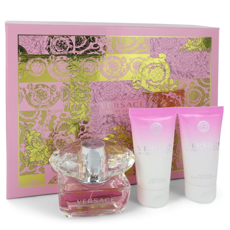 Bright Crystal by Versace Gift Set -- for Women Default Title Beauty & Fragrance - Tophatter Daily Deals