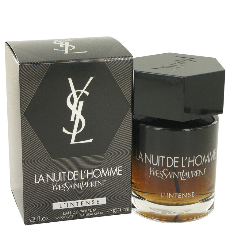 La Nuit De L'homme L'intense by Yves Saint Laurent Eau De Parfum Spray 3.3 oz for Men Default Title Beauty & Fragrance - Tophatter Daily Deals