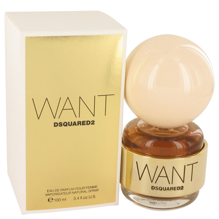 Dsquared2 Want by Dsquared2 Eau De Parfum Spray 3.4 oz for Women Default Title Beauty & Fragrance - Tophatter Daily Deals