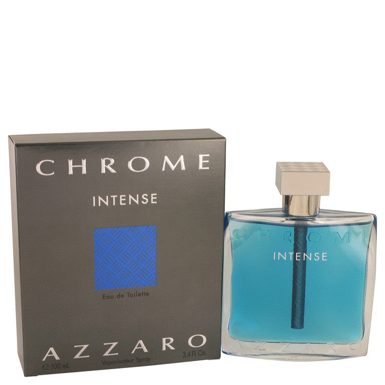 Chrome Intense by Azzaro Eau De Toilette Spray 3.4 oz for Men Default Title Beauty & Fragrance - Tophatter Daily Deals