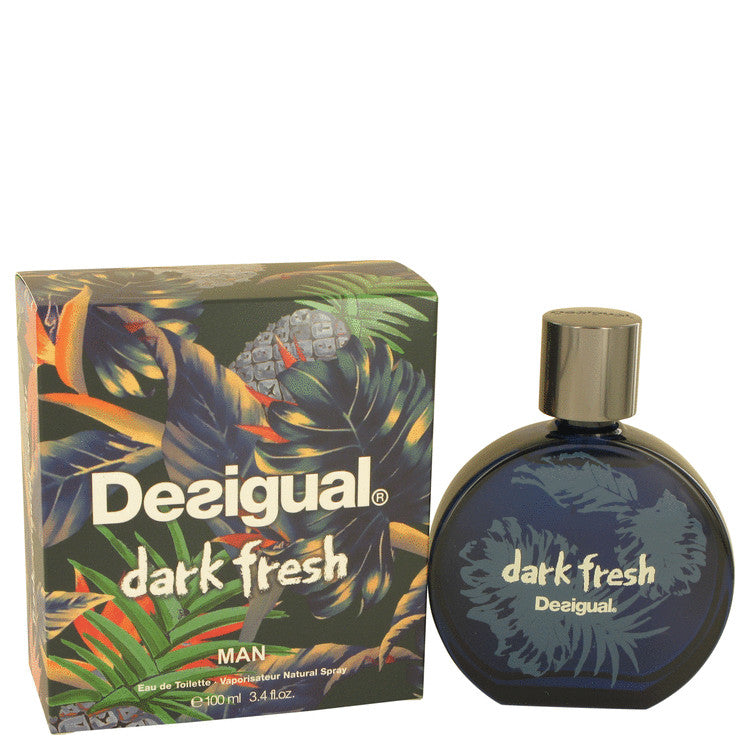 Desigual Dark Fresh by Desigual Eau De Toilette Spray 3.4 oz for Men Default Title Beauty & Fragrance - Tophatter Daily Deals