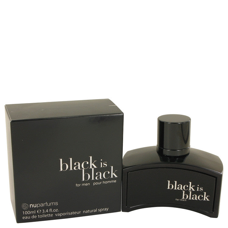 Black is Black by Nu Parfums Eau De Toilette Spray 3.4 oz for Men Default Title Beauty & Fragrance - Tophatter Daily Deals