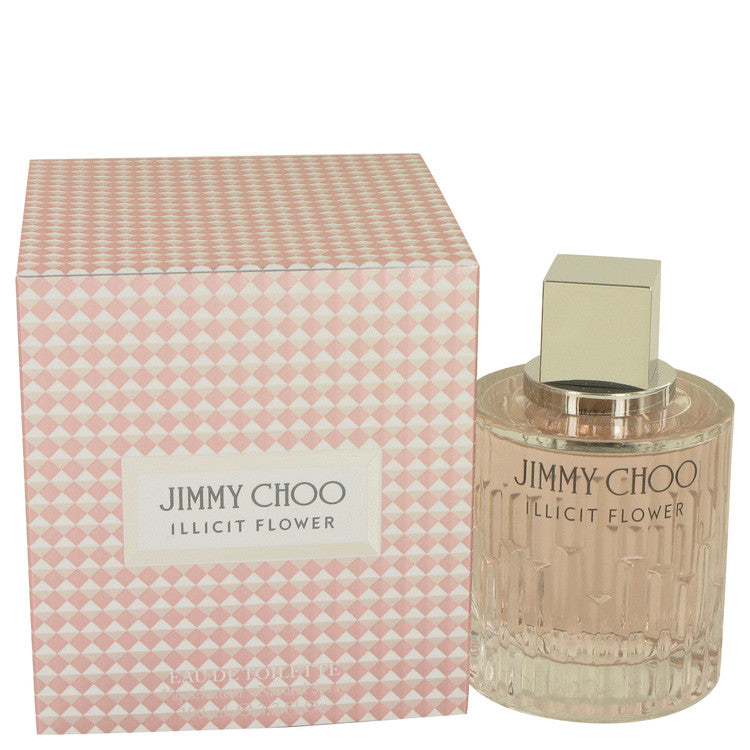Jimmy Choo Illicit Flower by Jimmy Choo Eau De Toilette Spray 3.3 oz for Women Default Title Beauty & Fragrance - Tophatter Daily Deals