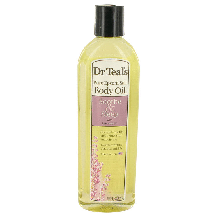 Dr Teal's Bath Oil Sooth & Sleep with Lavender by Dr Teal's Pure Epsom Salt Body Oil Sooth & Sleep with Lavender 8.8 oz for Women Default Title Beauty & Fragrance - Tophatter Daily Deals