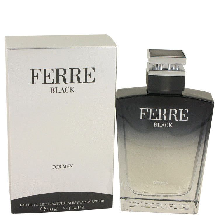 Ferre Black by Gianfranco Ferre Eau De Toilette Spray 3.4 oz for Men Default Title Beauty & Fragrance - Tophatter Daily Deals