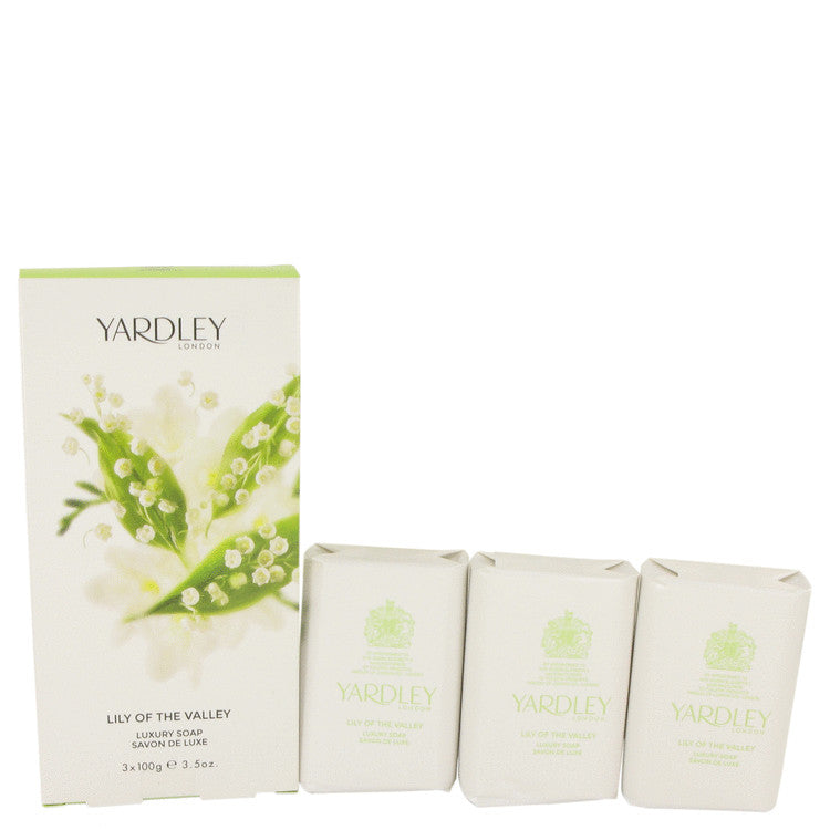 Lily of The Valley Yardley by Yardley London 3 x 3.5 oz Soap 3.5 oz for Women Default Title Beauty & Fragrance - Tophatter Daily Deals