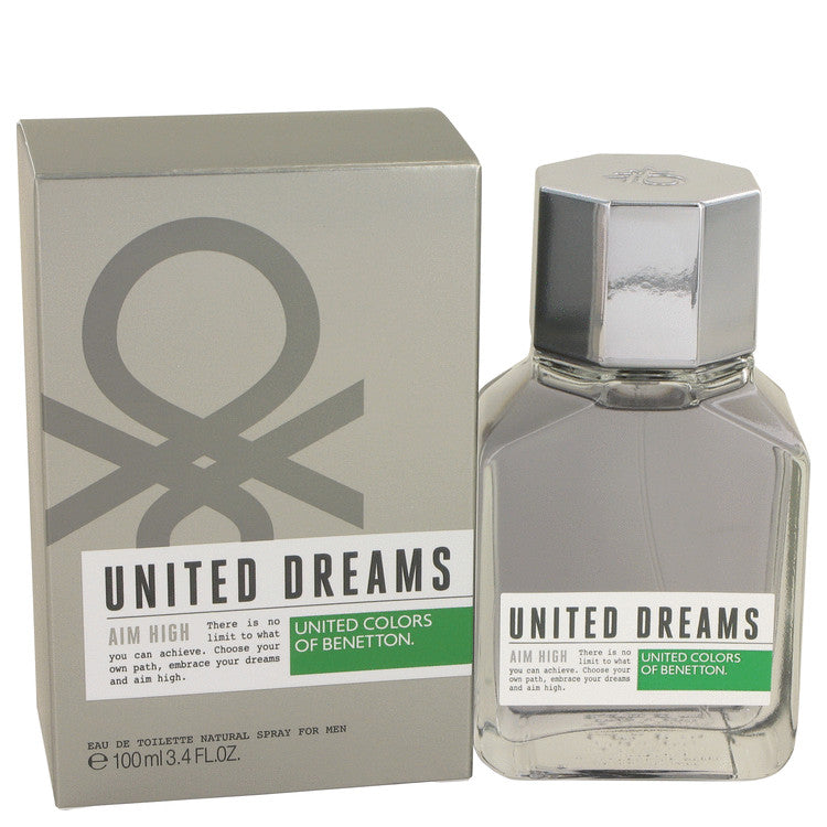 United Dreams Aim High by Benetton Eau De Toilette Spray 3.4 oz for Men Default Title Beauty & Fragrance - Tophatter Daily Deals