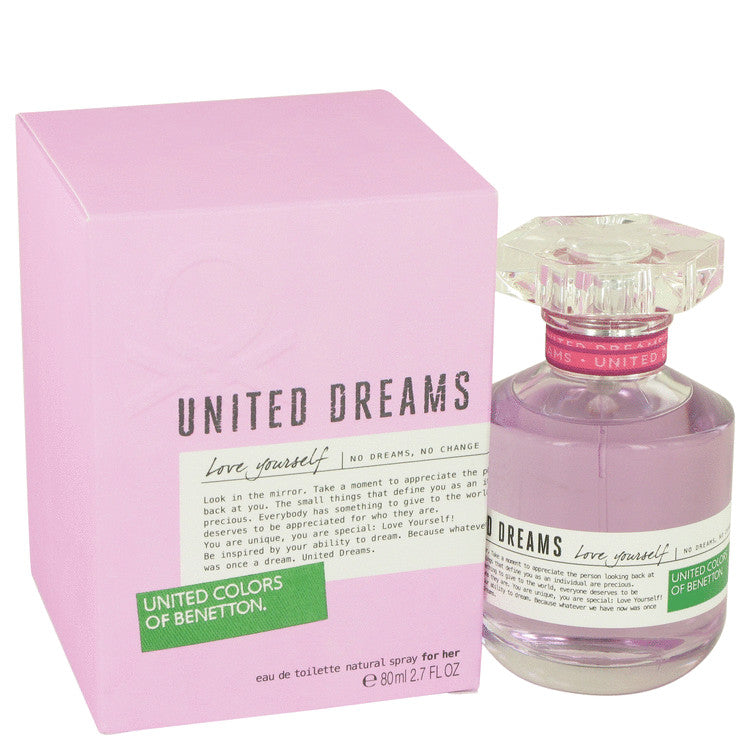 United Dreams Love Yourself by Benetton Eau De Toilette Spray 2.7 oz for Women Default Title Beauty & Fragrance - Tophatter Daily Deals