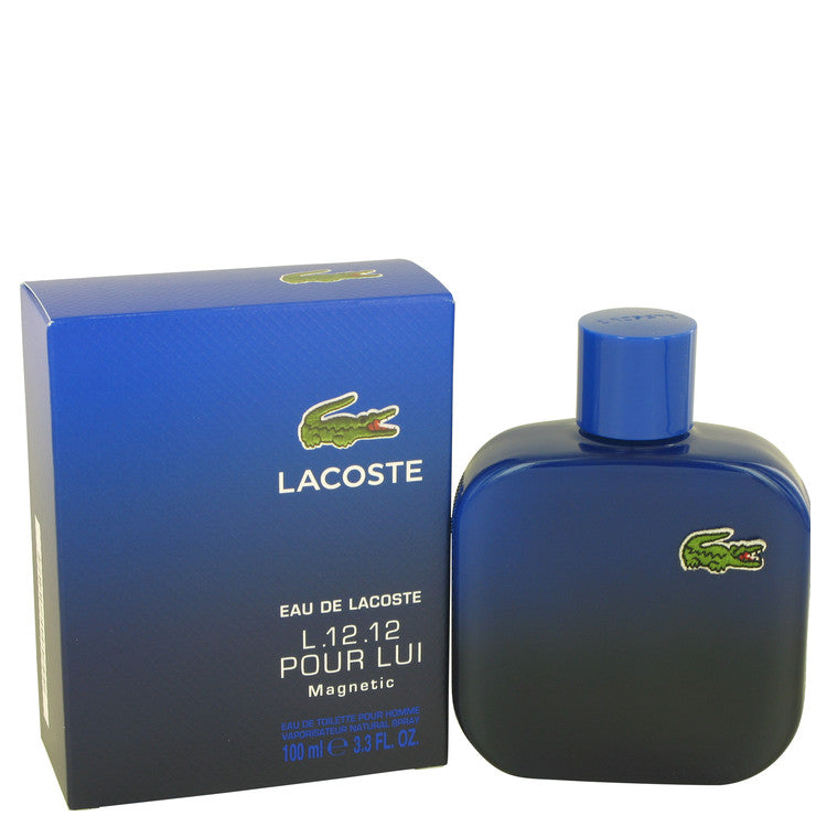 Lacoste Eau De Lacoste L.12.12 Magnetic by Lacoste Eau De Toilette Spray 3.3 oz for Men Default Title Beauty & Fragrance - Tophatter Daily Deals