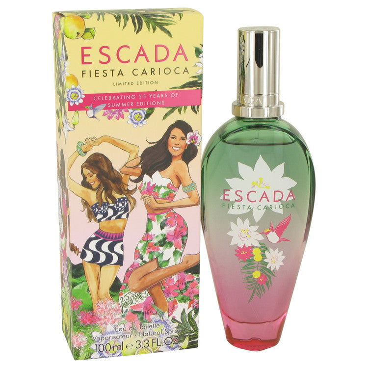 Escada Fiesta Carioca by Escada Eau De Toilette Spray 3.3 oz for Women Default Title Beauty & Fragrance - Tophatter Daily Deals