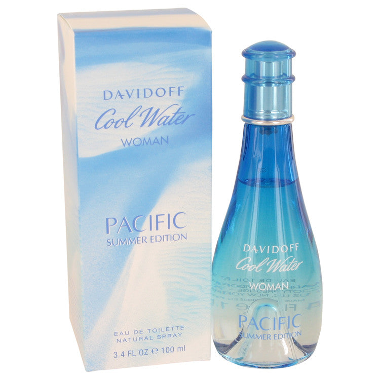 Cool Water Pacific Summer by Davidoff Eau De Toilette Spray 3.4 oz for Women Default Title Beauty & Fragrance - Tophatter Daily Deals