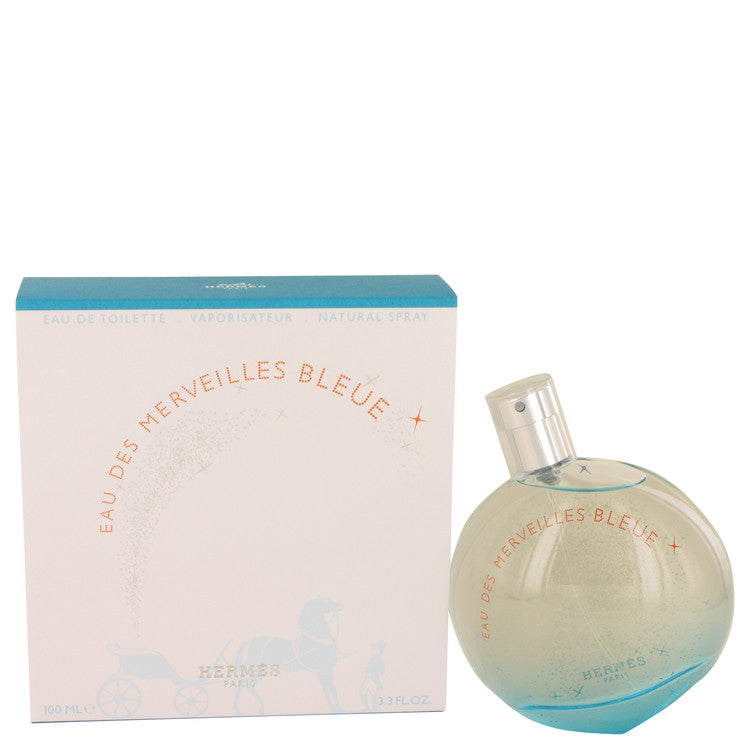 Eau des Merveilles Bleue by Hermes Eau De Toilette Spray 3.4 oz for Women Default Title Beauty & Fragrance - Tophatter Daily Deals