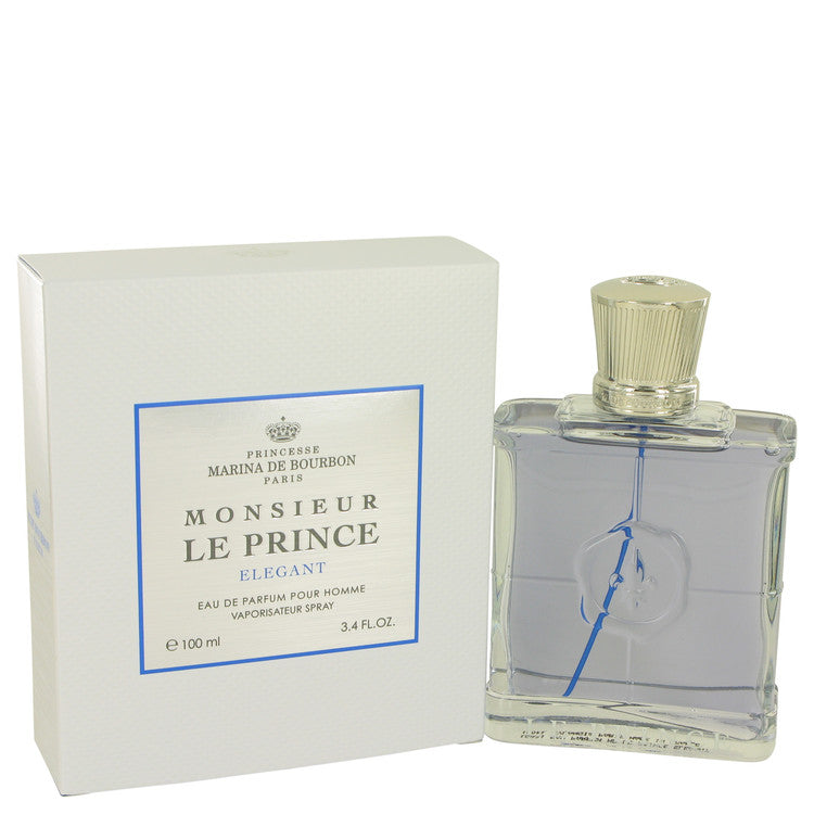 Monsieur Le Prince Elegant by Marina De Bourbon Eau De Parfum Spray 3.4 oz for Men Default Title Beauty & Fragrance - Tophatter Daily Deals