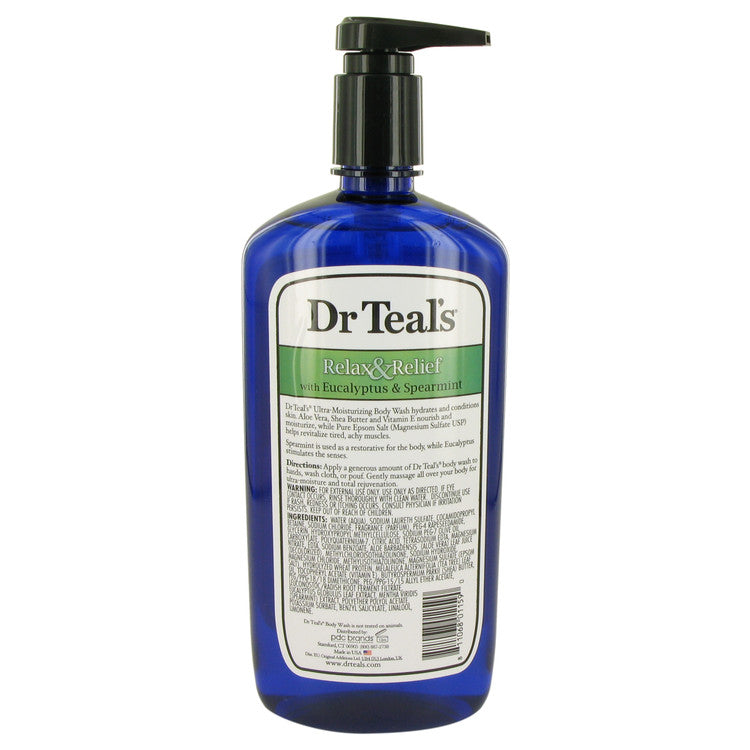 Dr Teal's Body Wash With Pure Epsom Salt by Dr Teal's Body Wash with pure epsom salt with eucalyptus & Spearmint 24 oz for Women Default Title Beauty & Fragrance - Tophatter Daily Deals