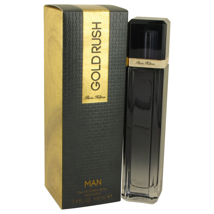 Gold Rush by Paris Hilton Eau De Toilette Spray 3.4 oz for Men Default Title Beauty & Fragrance - Tophatter Daily Deals