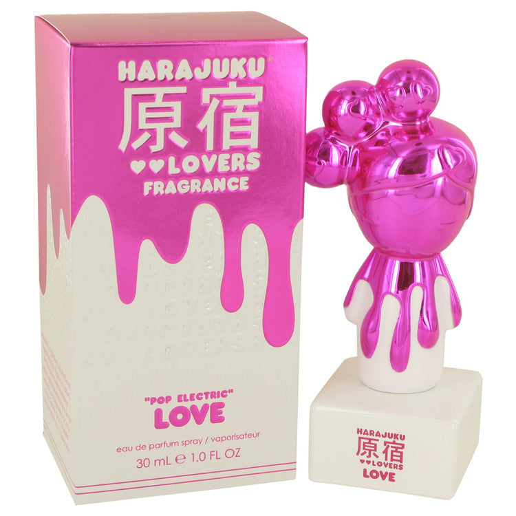 Harajuku Lovers Pop Electric Love by Gwen Stefani Eau De Parfum Spray 1 oz for Women Default Title Beauty & Fragrance - Tophatter Daily Deals