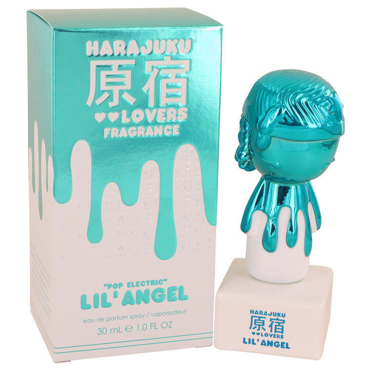 Harajuku Lovers Pop Electric Lil' Angel by Gwen Stefani Eau De Parfum Spray 1 oz for Women Default Title Beauty & Fragrance - Tophatter Daily Deals