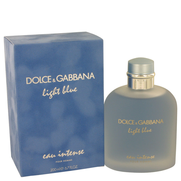 Light Blue Eau Intense by Dolce & Gabbana Eau De Parfum Spray 6.7 oz for Men Default Title Beauty & Fragrance - Tophatter Daily Deals