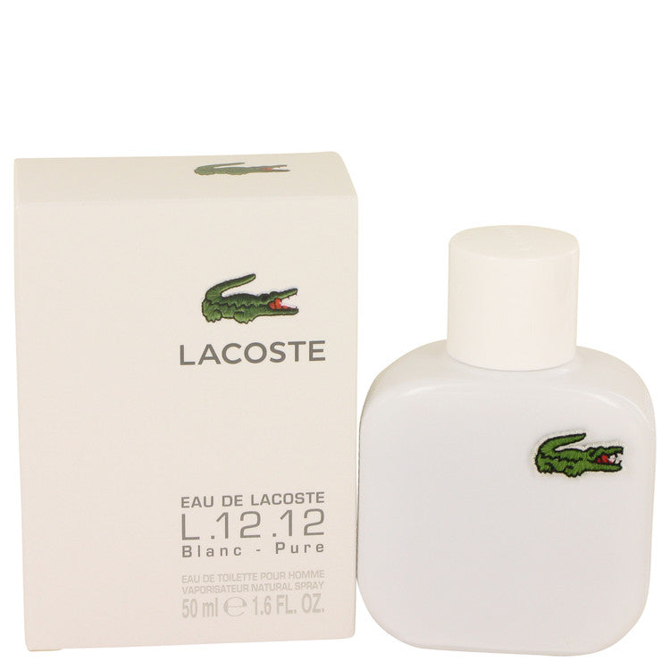 Lacoste Eau De Lacoste L.12.12 Blanc by Lacoste Eau De Toilette Spray 1.6 oz for Men Default Title Beauty & Fragrance - Tophatter Daily Deals