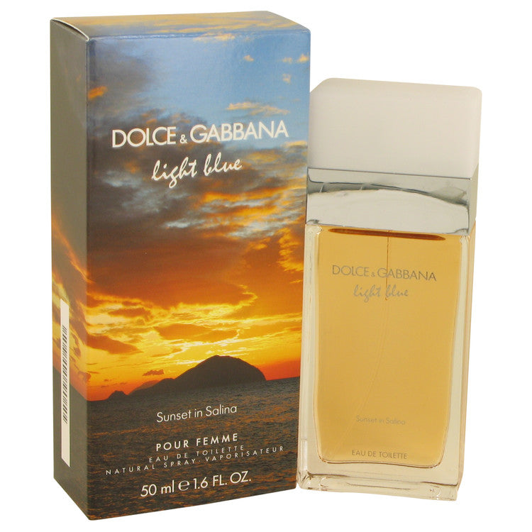 Light Blue Sunset in Salina by Dolce & Gabbana Eau De Toilette Spray 1.6 oz for Women Default Title Beauty & Fragrance - Tophatter Daily Deals