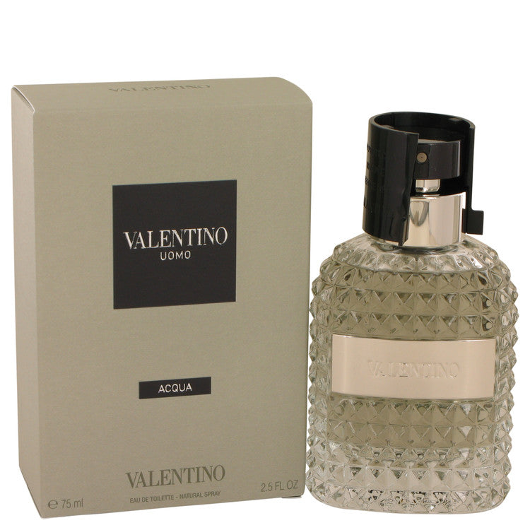 Valentino Uomo Acqua by Valentino Eau De Toilette Spray 2.5 oz for Men Default Title Beauty & Fragrance - Tophatter Daily Deals