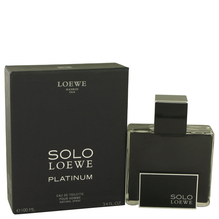 Solo Loewe Platinum by Loewe Eau De Toilette Spray 3.4 oz for Men Default Title Beauty & Fragrance - Tophatter Daily Deals