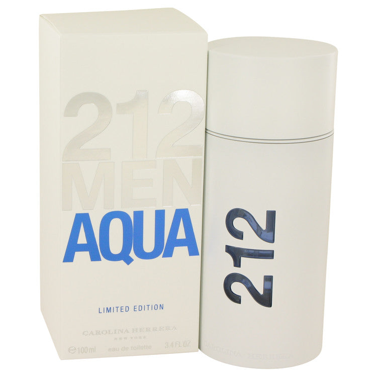 212 Aqua by Carolina Herrera Eau De Toilette Spray 3.4 oz for Men Default Title Beauty & Fragrance - Tophatter Daily Deals